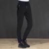 Men Autumn Winter Thick Warm Fleece Lining Pants Elastic Waist Drawstring Zipper Pockets Windproof Waterproof Hiking Trekking Camping Skiing Soft