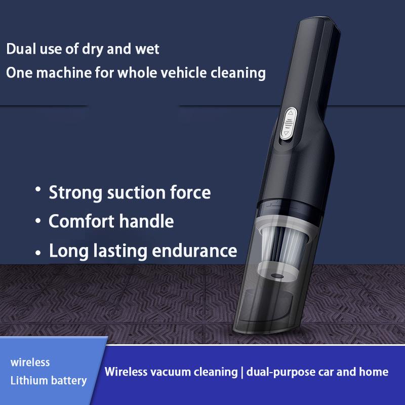 Car Mounted Vacuum Cleaner Wireless Handheld Mini Vacuum Cleaner for Car Use, Household Charging, Portable Powerful Vacuum Clean