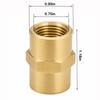 1/4" 1/8" 3/8" 1/8" NPT Female Coupling Brass Pipe Fitting Adapter Air Hose Adapter  Compressor Use