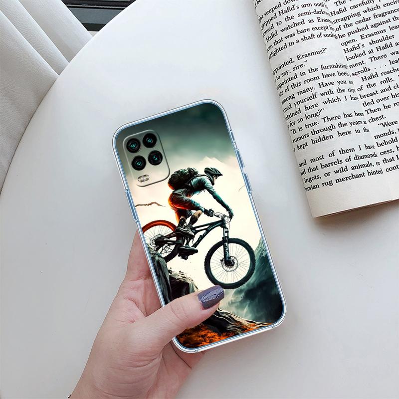 RP26 Cycling Bicycle Transparent Case for LG K22 K30 K40 K40S K41 K42 K50 K50S K51 K51S K52 K61 K62 K71 K92 Q60 Q61 V40 V50 V60
