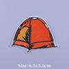 Adventure Camping Thermoadhesive Patches On Clothes DIY Mountain Beach Iron-on Patch For Clothing Travel Sunglasses Appliques