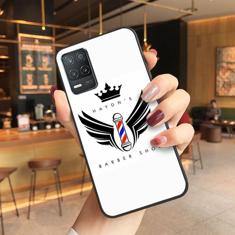 Funda Funny Letter Barber Shop Hair Phone Cover For Oppo Realme 8Pro 6PRO 6i 7pro 9i 9pro C11 C21Y C21 C25Y C25S C3 Q3S XT Cases