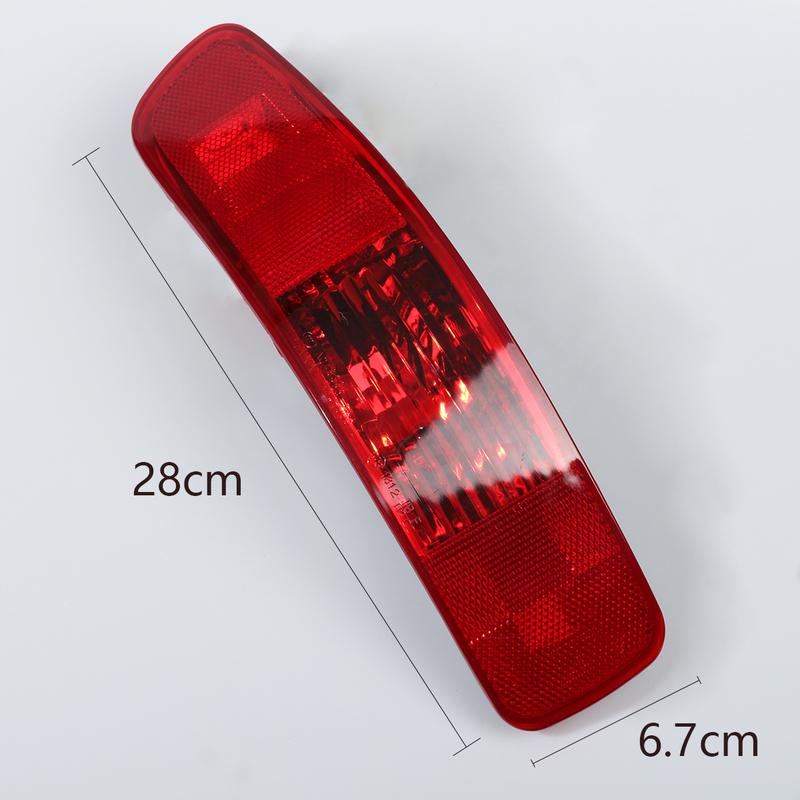 For Mitsubishi Outlander EX 2007 2008-2012 Rear Bumper Brake Light Cover Tail Warming Turn Signal Reflector Lamp Shell No Bulb