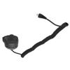 MH67 Walkie Talkie Microphone Flexible Hand Held Shoulder Speaker Mic with Reinforced Cable