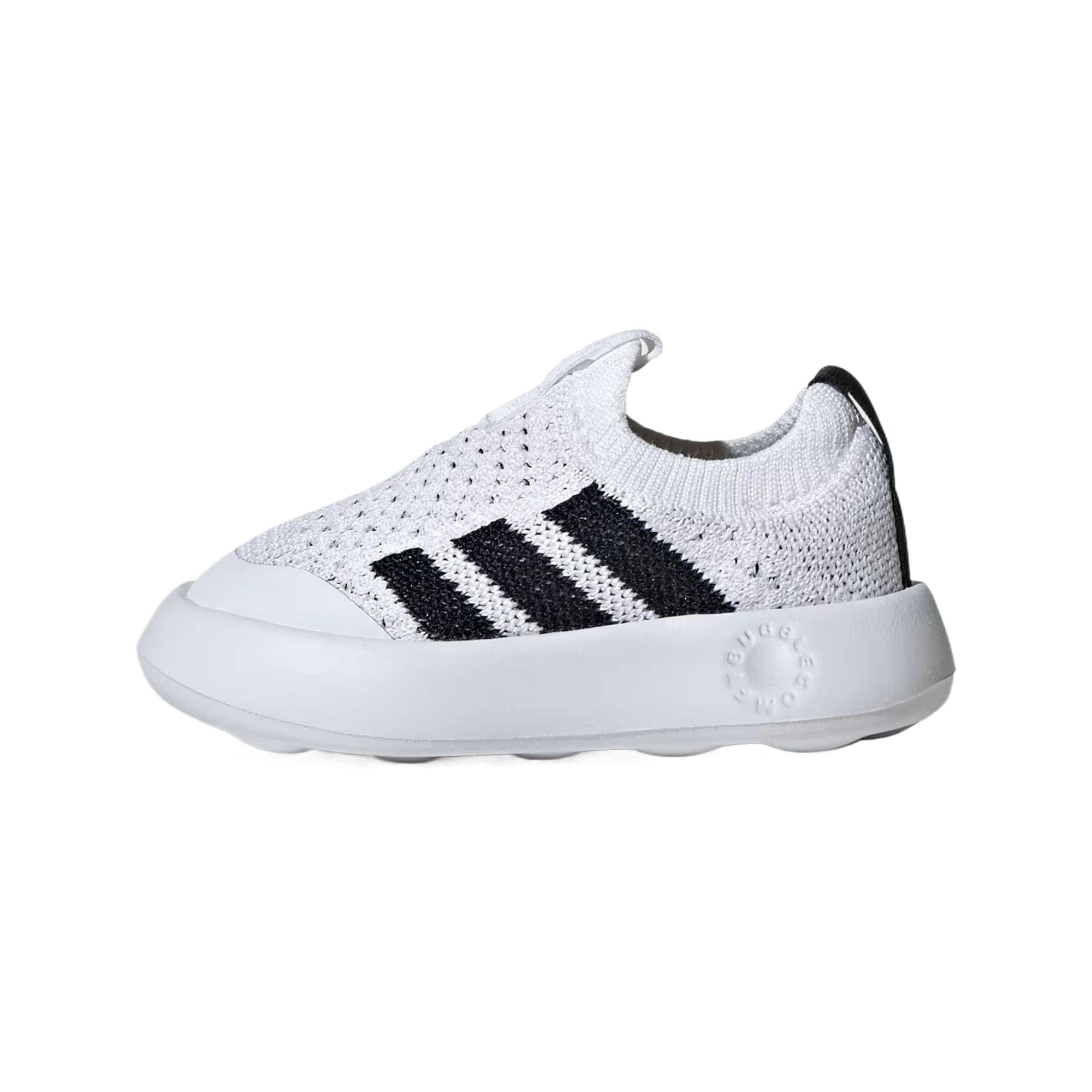 Adidas Bubblecomfy Comfortable Solid Color Fashion Walking Shoes Baby sneaker Shock-Pink Cloud-White Core-Black JR5987 25½