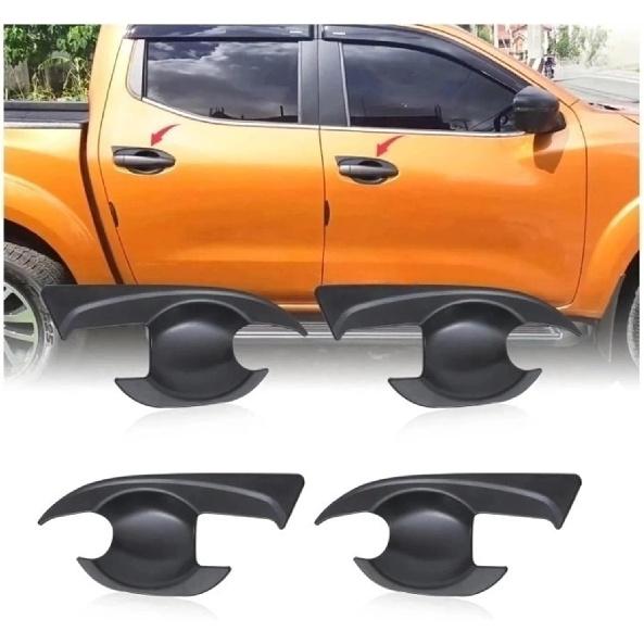 Auto Part Car Accessories Door Handle Cover Door Bowl Compatible with Nissan Navara 2015-2019 Frontier NP300 2021 2022 2023 2024 Year(Door handle