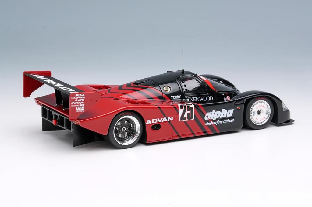VISION Scale Porsche 962C ADVAN Alpha Nova JSPC Fuji 500km 1989 25 6th Place Completed Model VM321 Make-up 1/43 No.