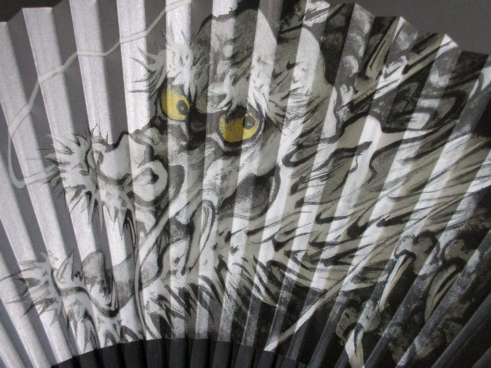 Kyoto Faltfächer für Herren "Ginryu" hergestellt in Japan