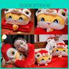 New Year Chinese Snake Hand Warmer Pillow Blanket Plush Toy Winter Stuffed Doll