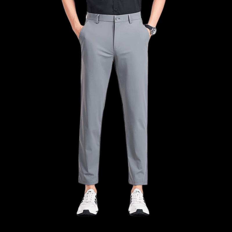 ROMON Men's Summer Thin Casual Straight Pants