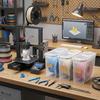 Airtight 3D Printing Filament Container Transparent Filament Storage Organizer  Protection