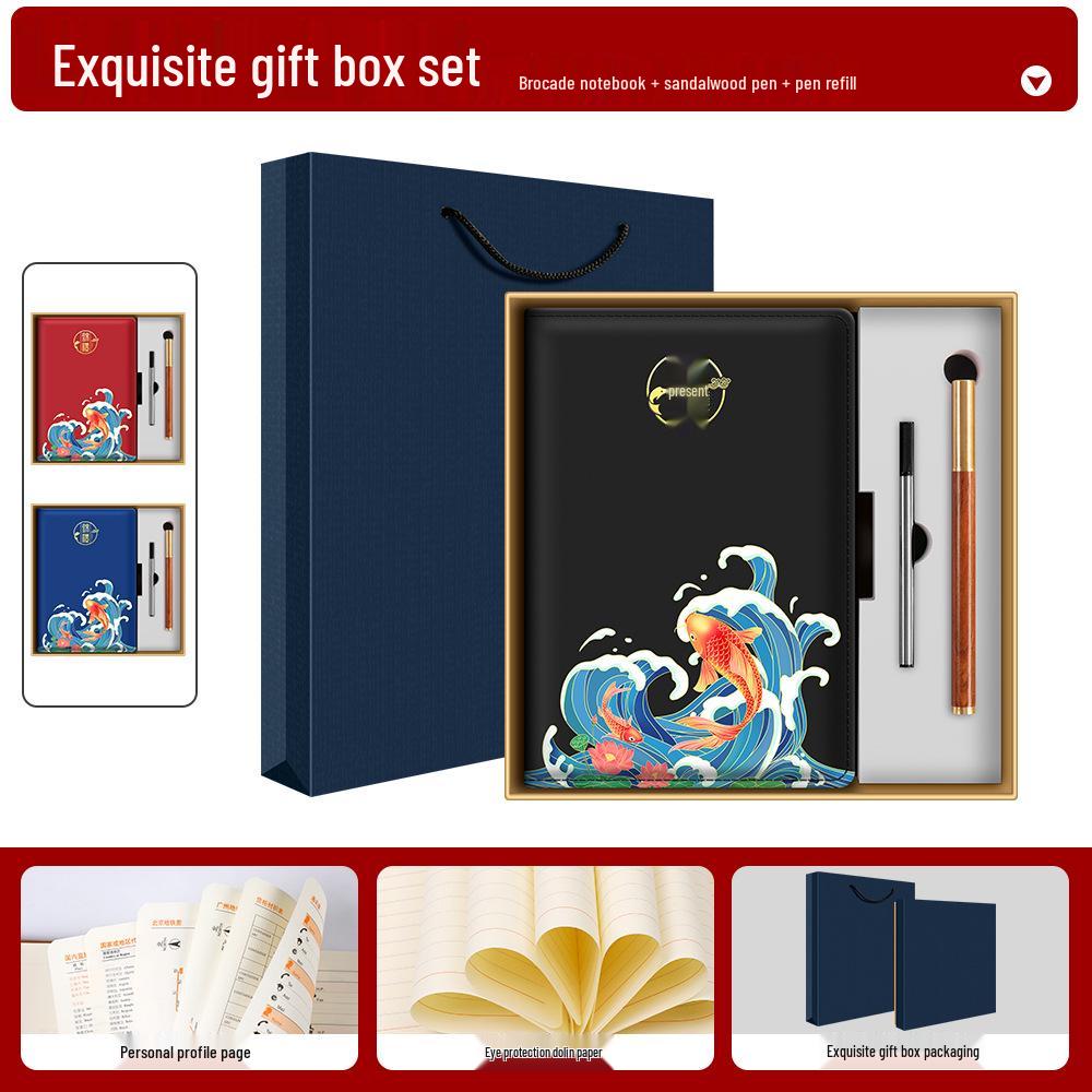 High-End Dragon Boat Festival Thermos Gift Set - Luxurious Business Souvenir for Anniversaries and Events