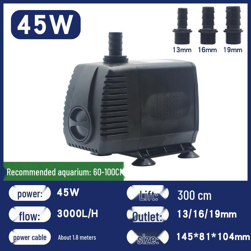 Submersible Water Pump for Fish Tanks, Fountains, Feng Shui Wheels, and Ponds with Light (5W, 6W, 8W)