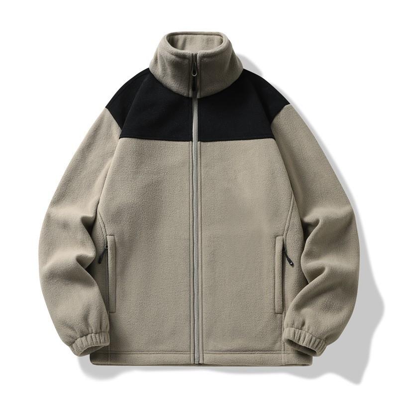 Unisex Fleece Jacket Outdoor Activities Warm Breathable Polar Inner Layer Hiking Running Camping