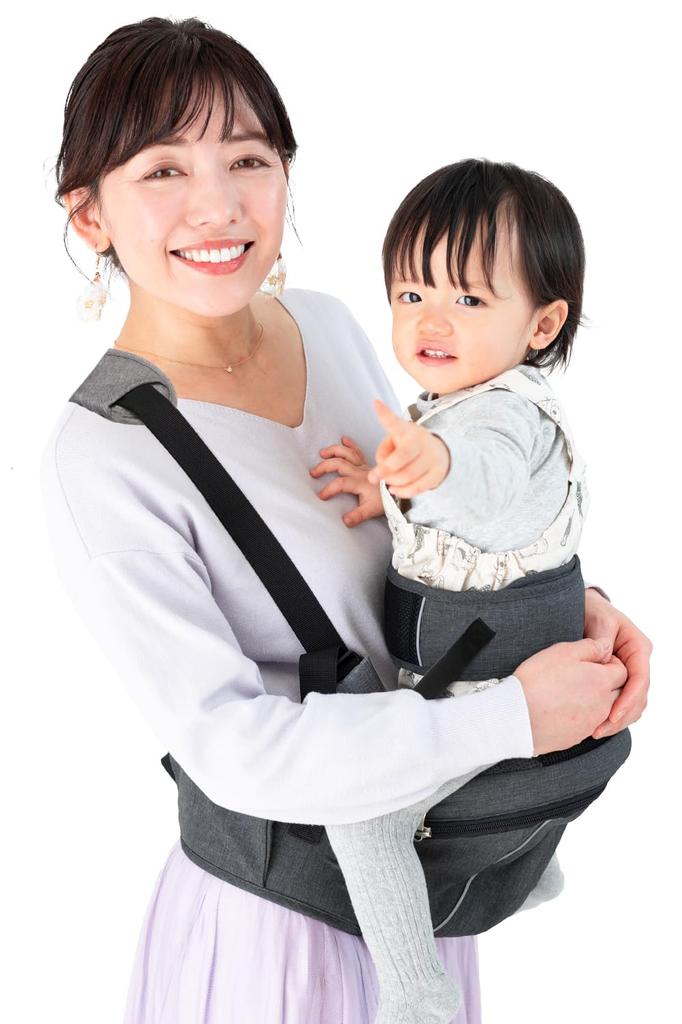 Coperta by Childcare Hip Seat Baby Carrier Model with Safety Belt and Japanese Coperta Baby Carrier for Newborns [Recommended Workers] [Improved