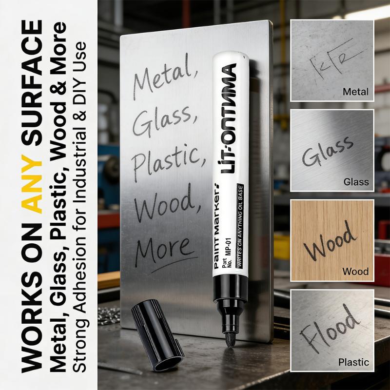 Tombstone Marker Pen Inscription Restoration Pen Oil Based Quick Dry Weatherproof Touch Up Paint Pen For Granite & Marble
