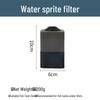 Water Sprite Pneumatic Fish Tank Filter: Anti-Air Lift, Oxygenation, Waste Sucker for Small Tanks
