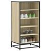 VidaXL Shoe Rack Sonoma Oak 48x38x97.5 Cm Engineered Wood, Shoe Storage, Storage Cabinet of 849205