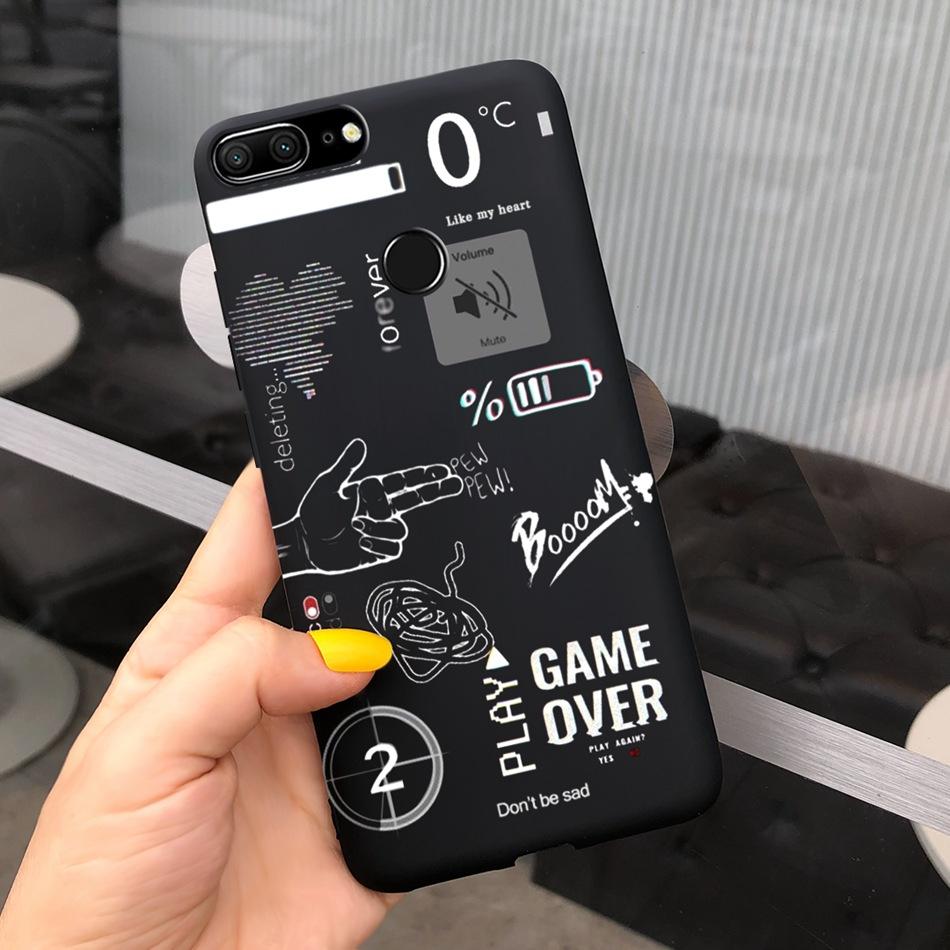 Cute Cartoon Phone Case For Honor 9 Lite LLD-L21 Candy Color Soft Silicone Back Cover For Honor 9 STF-L09 Funda Honor9 9Lite