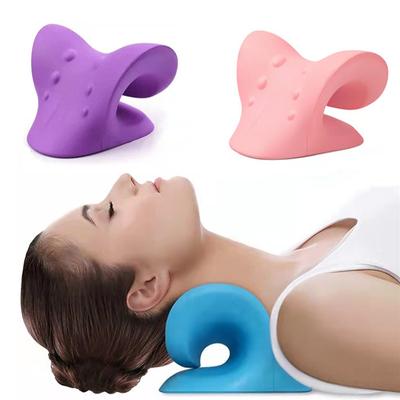 Neck Massage Pillow Shoulder Cervical Chiropractic Traction Device Massage Pillow for Pain Relief Body Neck Pillow
