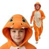 Pyjama Onesie Kigurumi Kostüm Pokemon Glurak Kinder 105-115cm