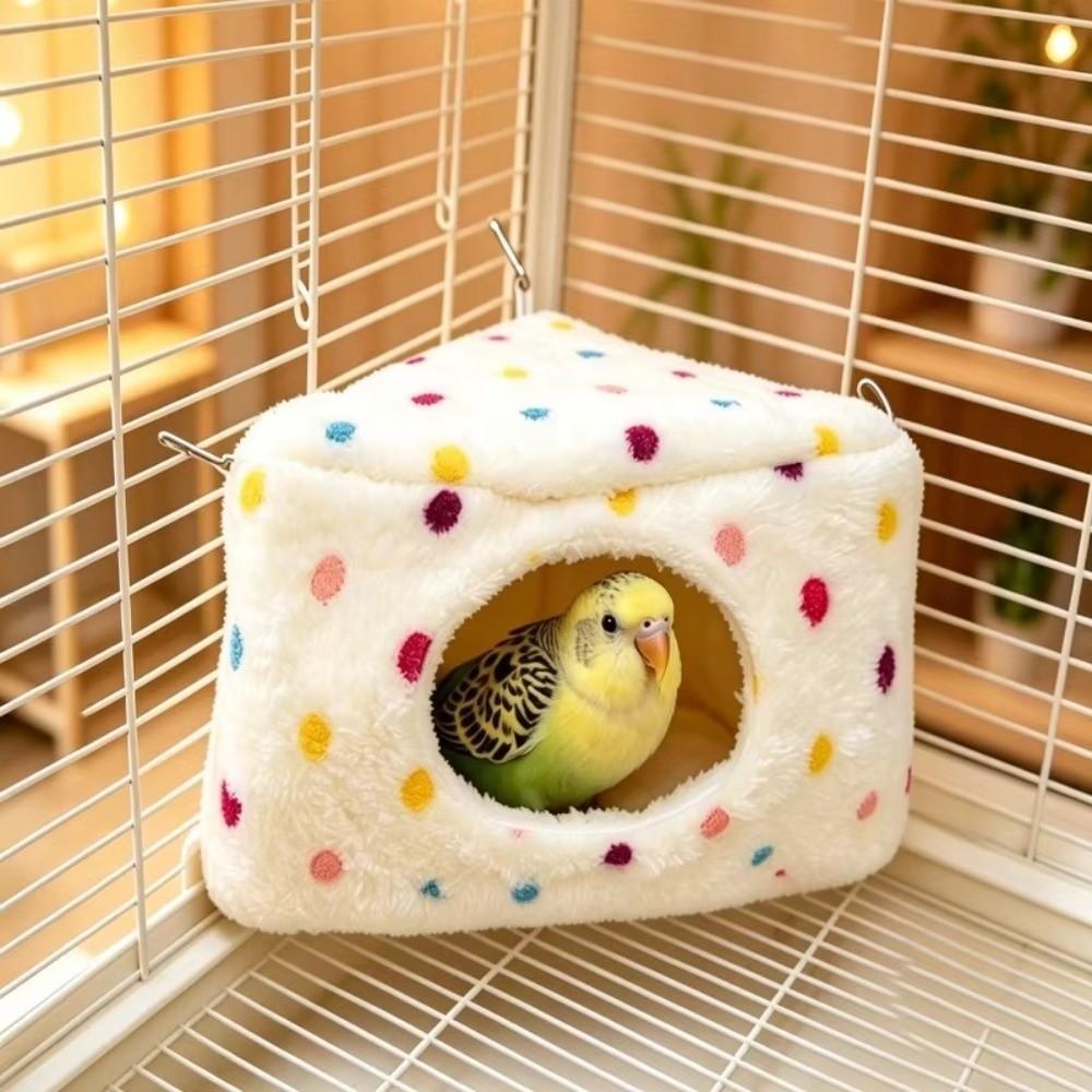 Soft Plush Plush Pet Hammock Washable Small Animal Bed Cute Warm Bird House Parrot