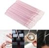 50 Disposable Lip Brushes, Lipstick Applicator, Lip Gloss Wands Pink Tbestmax