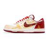Nike Big Abrasion Resistant Breathable Low top Skateboard Shoes Men's Gold 355152-150