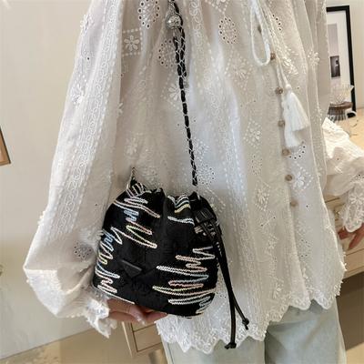 Nieuwe Dames Bucket Bag, Crossbody One Shoulder, Nieuwe en Modieuze Stijl, Goede Kwaliteit, Populair bij Vrouwen