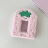 Plush Strawberry Photocard Holders Binder Cover 3 Rings Refillable Photocard Picture Storage Photo Album Collect Book