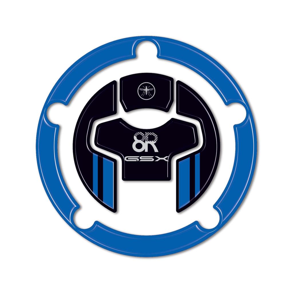 labelbike 3D Gel Resin Sticker for Motorcycle Fuel Cap Decoration and Protection for Suzuki - GSX-8R