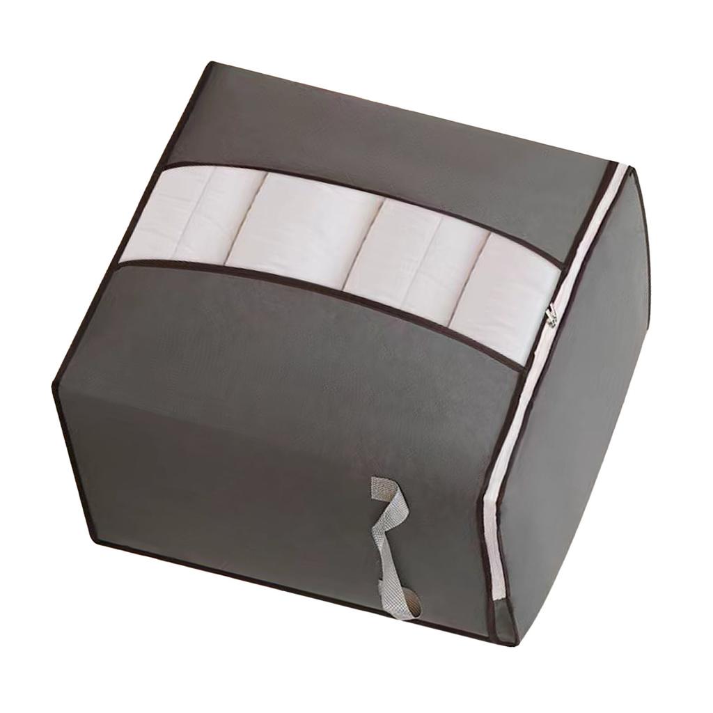 Clothes Storage Bag Thickened Nonwoven Reusable Dust Proof Large Capacity Multifunctional Double Zippers Clothes