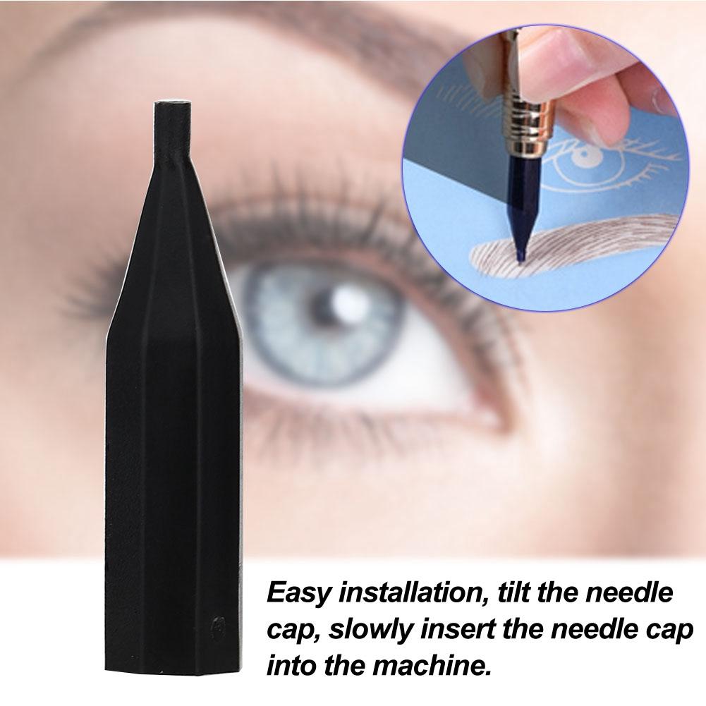 50 Stück Einweg-Tattoo-Nadelkappen für Microblading Permanent-Make-up-Maschine