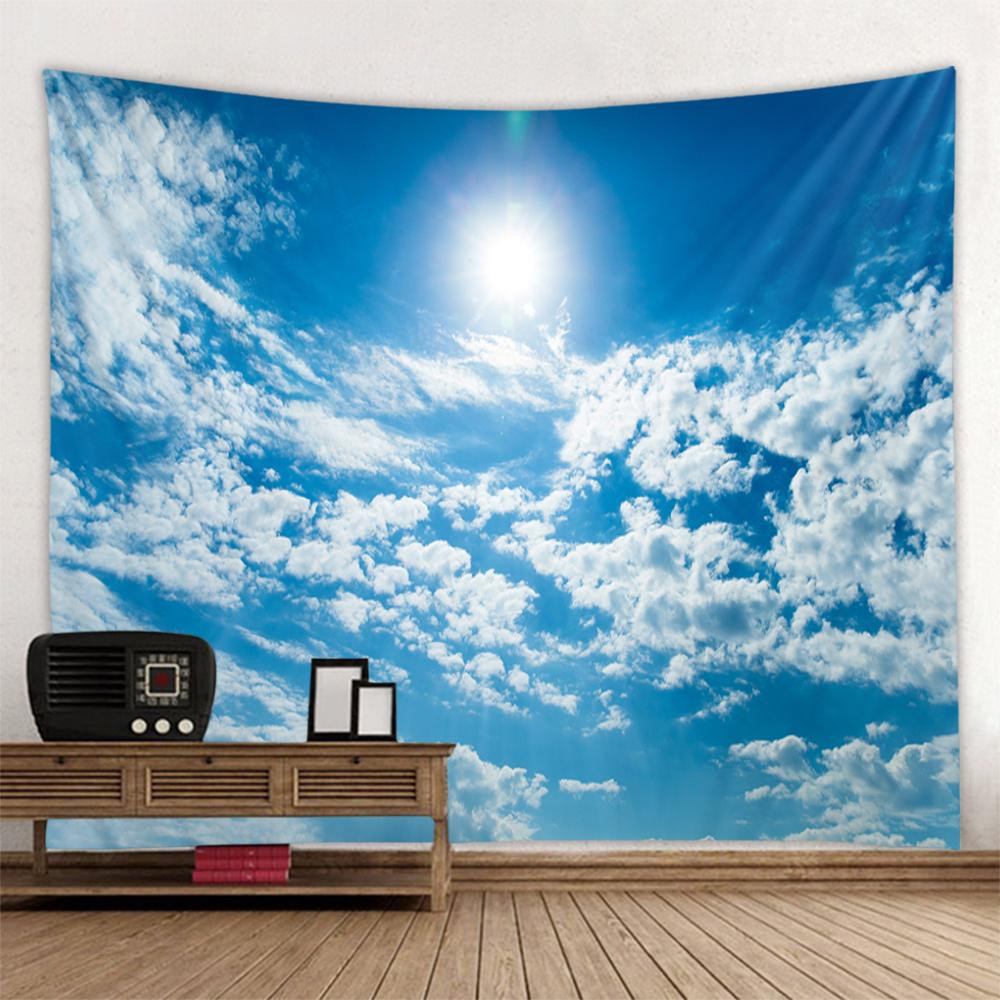 Bedroom Living Room Wall Tapestry Home Decoration Aesthetics Landscape Wall Mounted Background Poster Mural Hanging Cloth