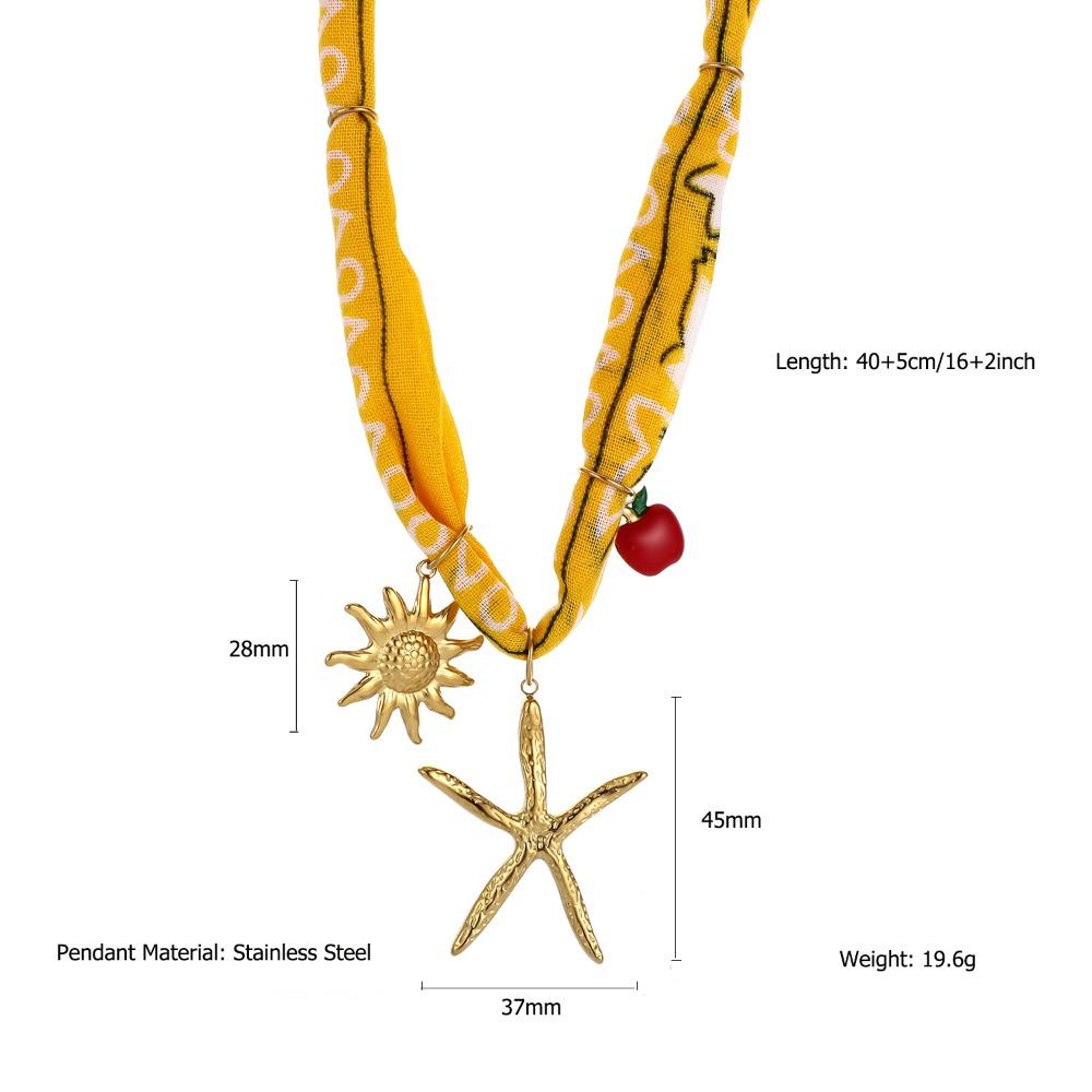 

Cool Style Collarbone Chain Colorful Choker Charm Jewelry Accessories Beach A