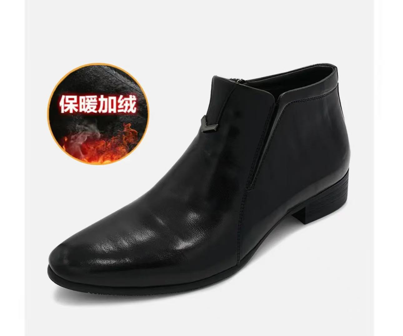 

Pointed retro British foot cover men s business casual leather shoes Korean version patent leather men s leather shoes one pedal dress leather shoes 44