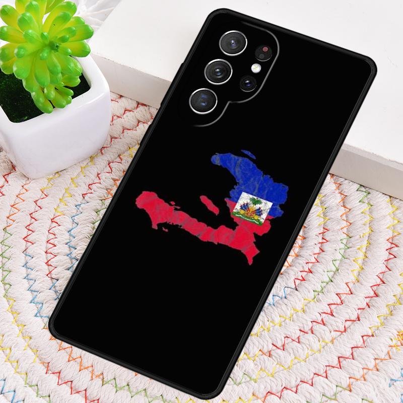 Haiti Haitian Flag soft Silicone Phone Case For Samsung Galaxy note 10 pro S26 S25 S24 S23 S22 S21 Plus S25Ultra Capa Cover