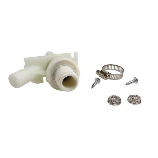 385311641 Water Valve Kit Plastic RV Toilet Valve Parts Water Valve Replacement for 300 310 320 Series Pedal Flush Toilets