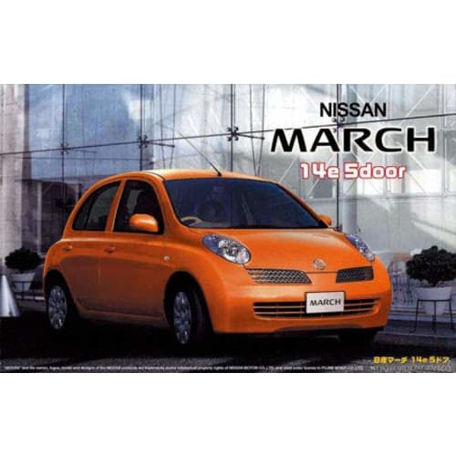 

Fujimi Model 1/24 Серия Inch-Up №. 62 Nissan New March 14e Пластиковая модель ID62