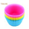 40 Pcs Lunch Box Dividers Set Reusable Silicone Cupcake Liners Baking Muffin Cups Heat Resistant Divider Cups for Lunchbox Bento Box