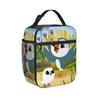 Geantă Izolată pentru Prânz Puffin Rock, Geantă Frigorifică Reutilizabilă, Container pentru Prânz Oona și Baba, Geantă Tote de Mare Capacitate, Cutie de Prânz pentru Colegiu, Călătorii