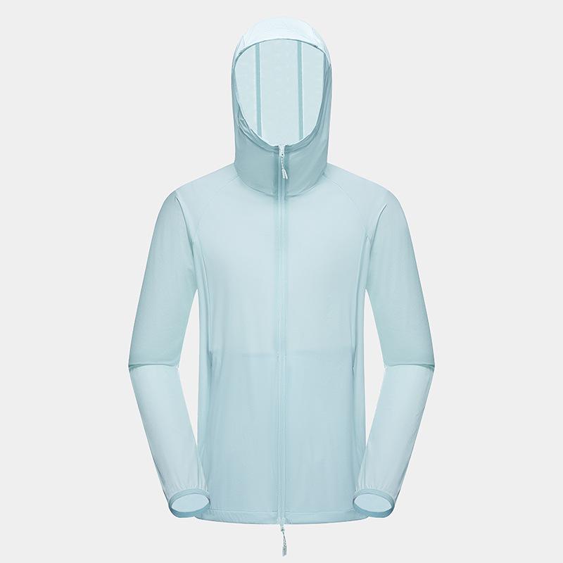 Ice Silk UPF50+ Sun Protection Clothing, Nylon Spandex, Cooling Fabric, Unisex, Custom Logo Option