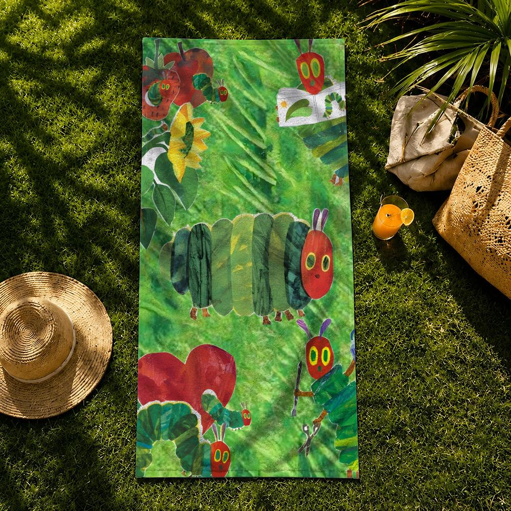 The Very Hungry Caterpillar Towel Towel beach towel, quick drying absorbent bath towel for Swim,Gym,Camping,Outdoor hot