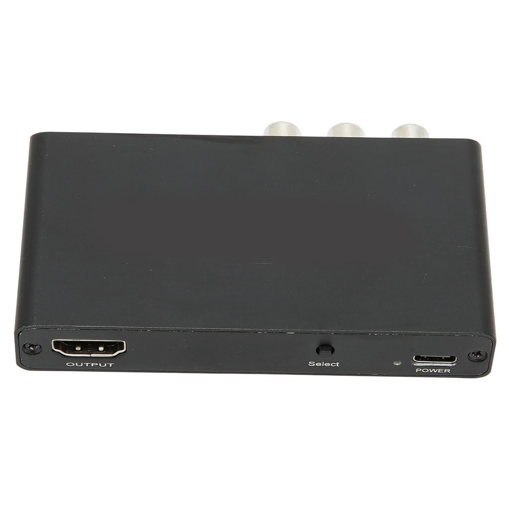 RCA to HD Multimedia Interface Converter 3 in 1 Out 4K 3D AV Switcher for PC Xbox 360