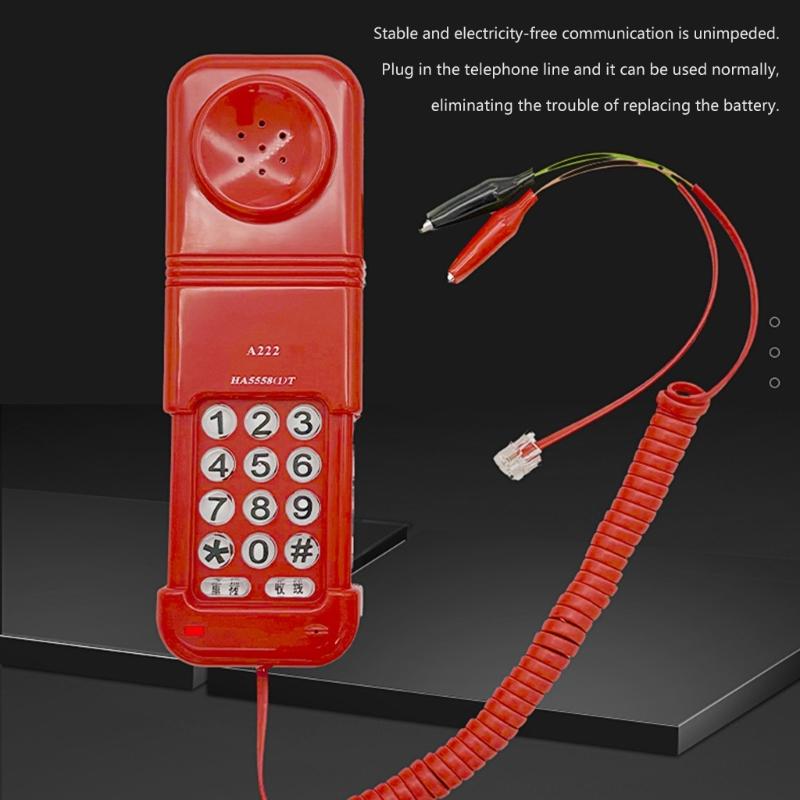 Corded Telephone for Telephone Communication Line Checking Telephone Landline Plug in and Use Landline Phone