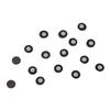 100PCS 3D Scanning Tracking Dots 3mm Inner 6mm Outer Diameter High Reflectance Rain Proof Magnetic