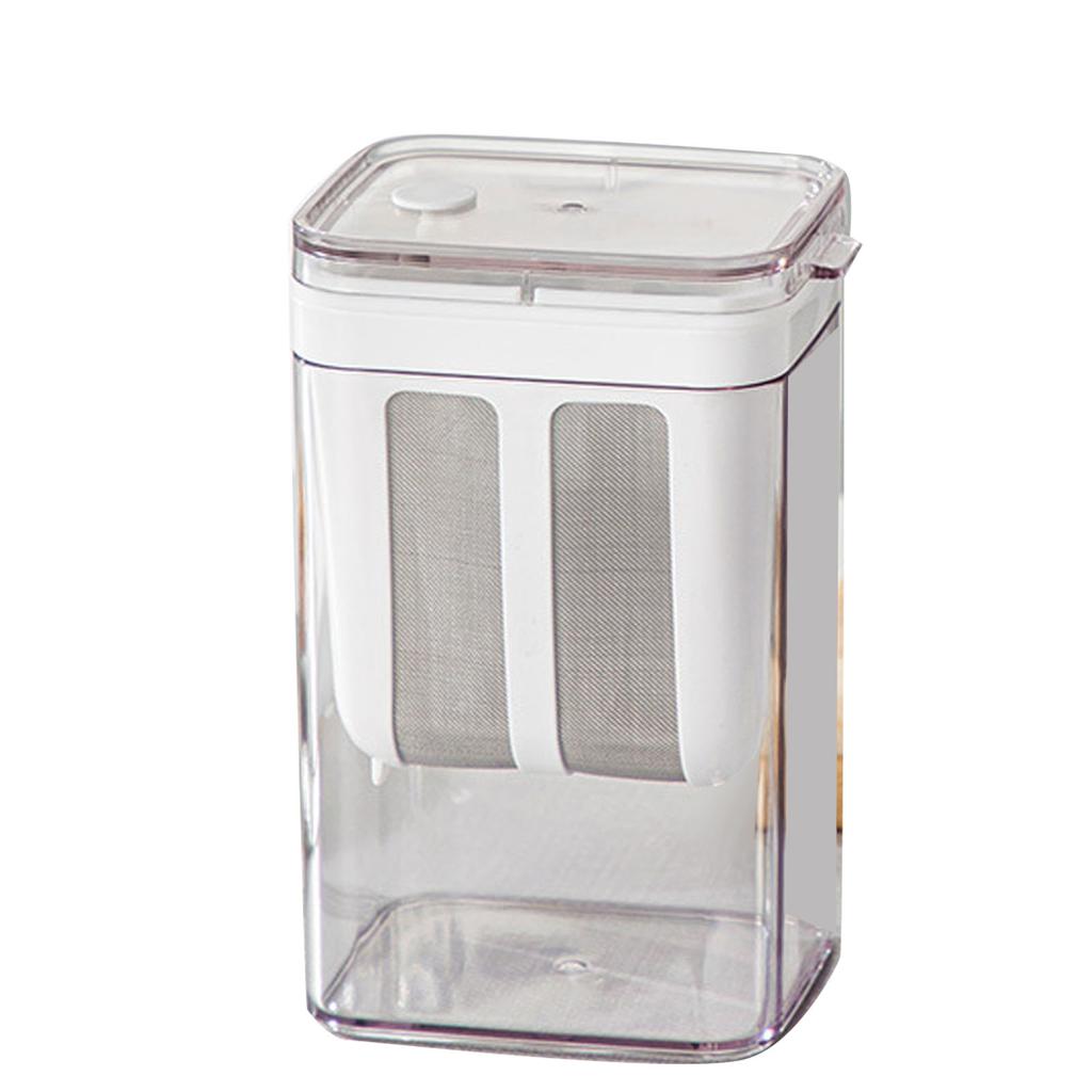 Yogurt Strainer with Extra Fine Mesh Strainer Bag Transparent Cover Multi Functional Cheese Filter