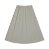 [Snowpeak] Cooling Route Flare Long Skirt Fog Gray (S25MWRSK61)