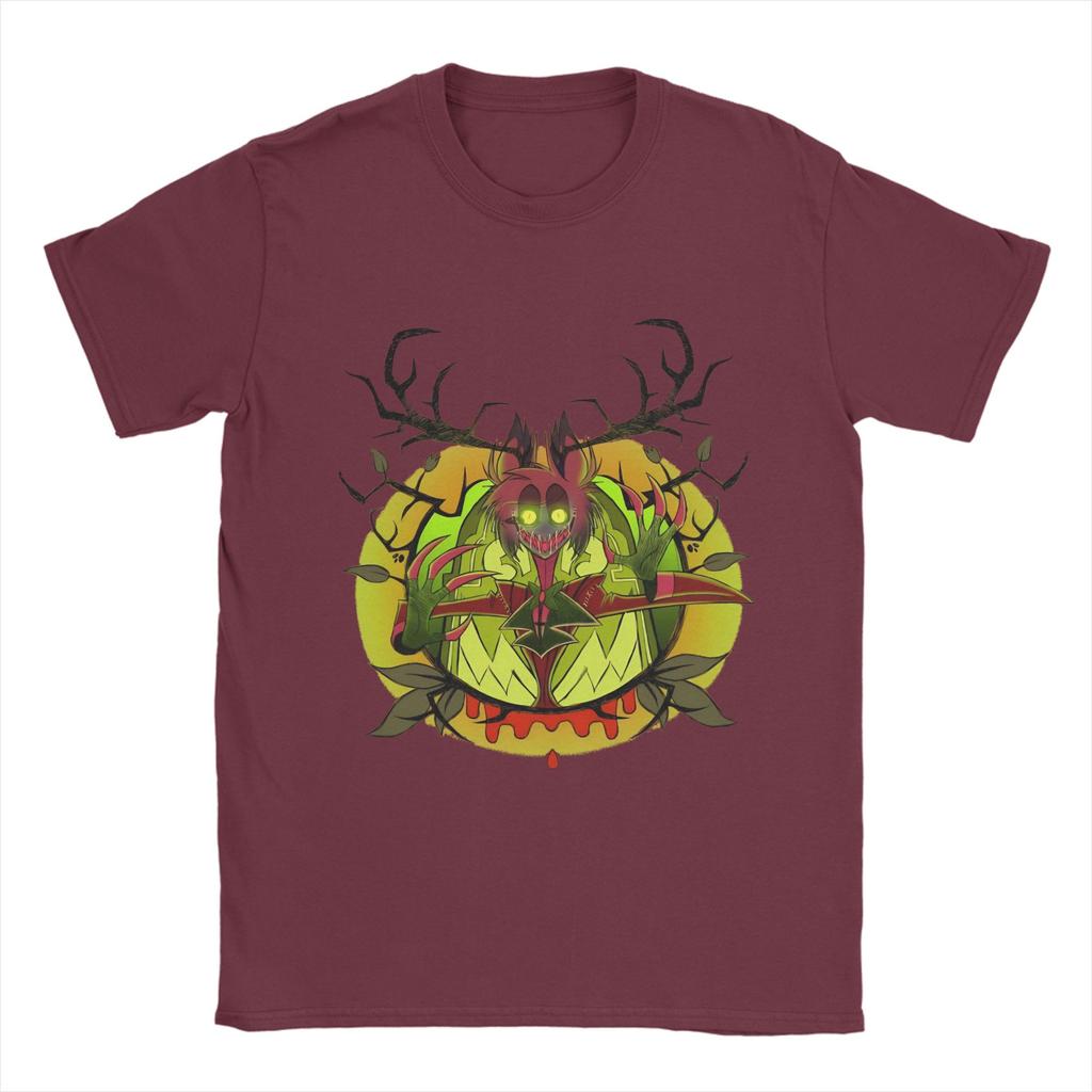 H-Hazbin Hotels T-Shirt Summer  100% Cotton T-Shirts For Men Hippie Design Tee Shirt Short Sleeve Vintage Tees