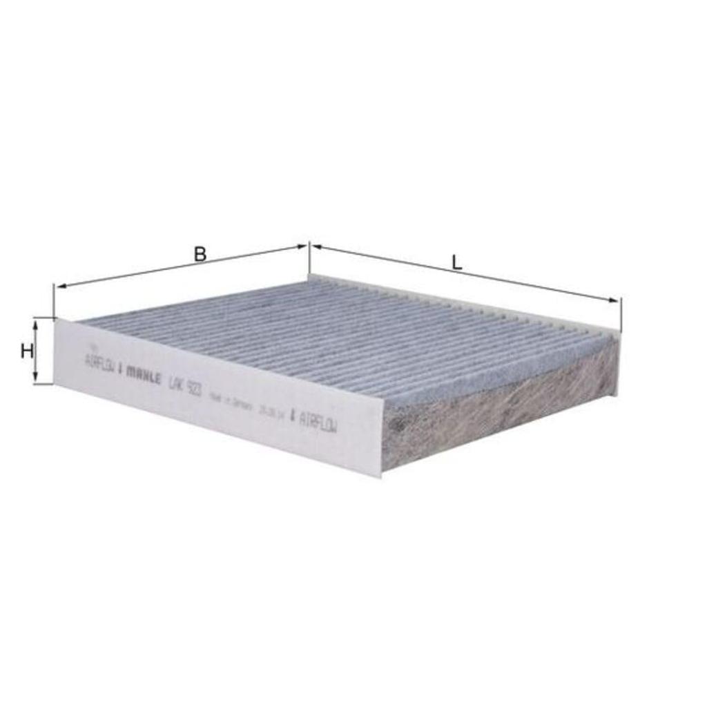 MAhLE oRIGINAL lAK 923 filtre, air de l'habitacle